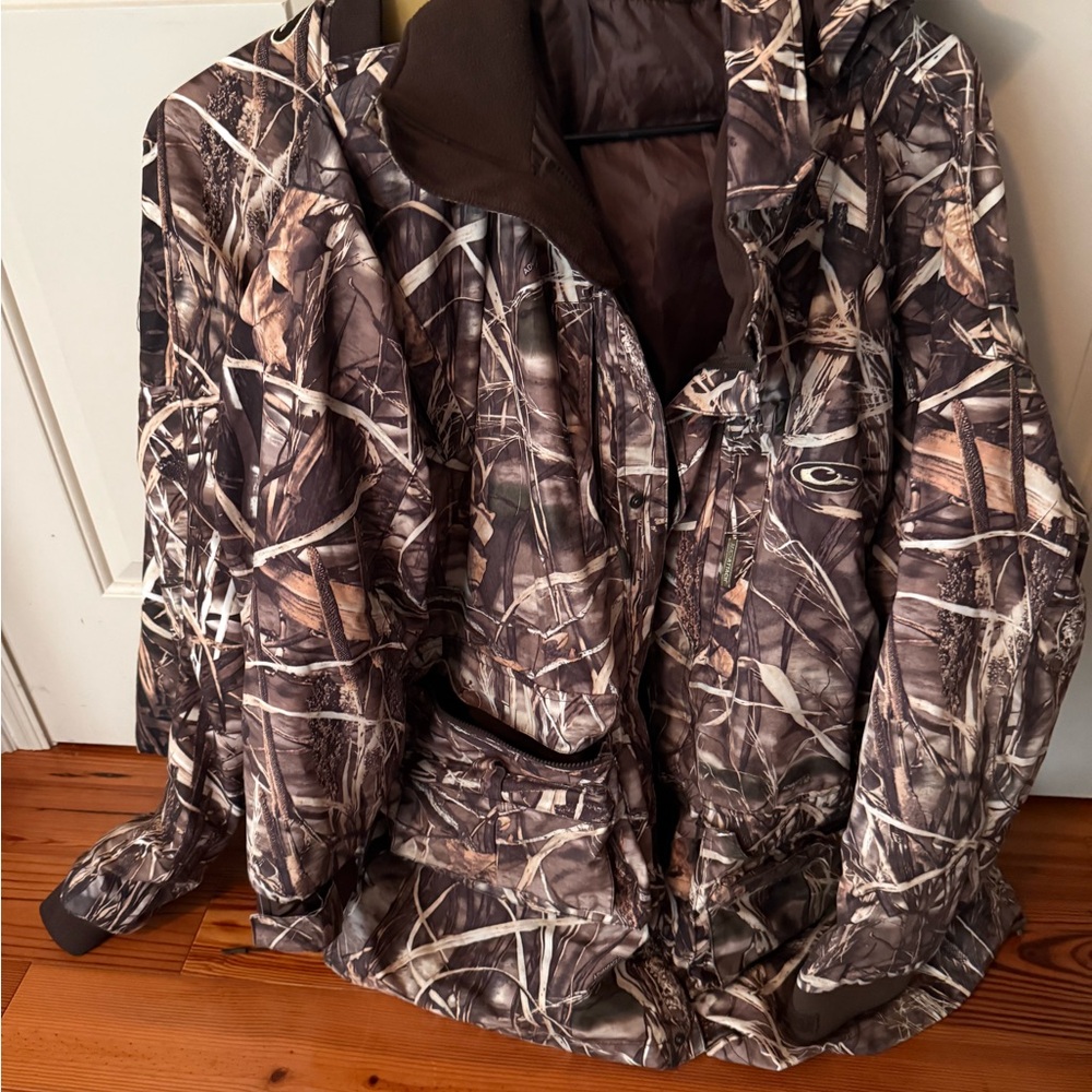Drake water foul men’s hunting Jacket w/ liner XL